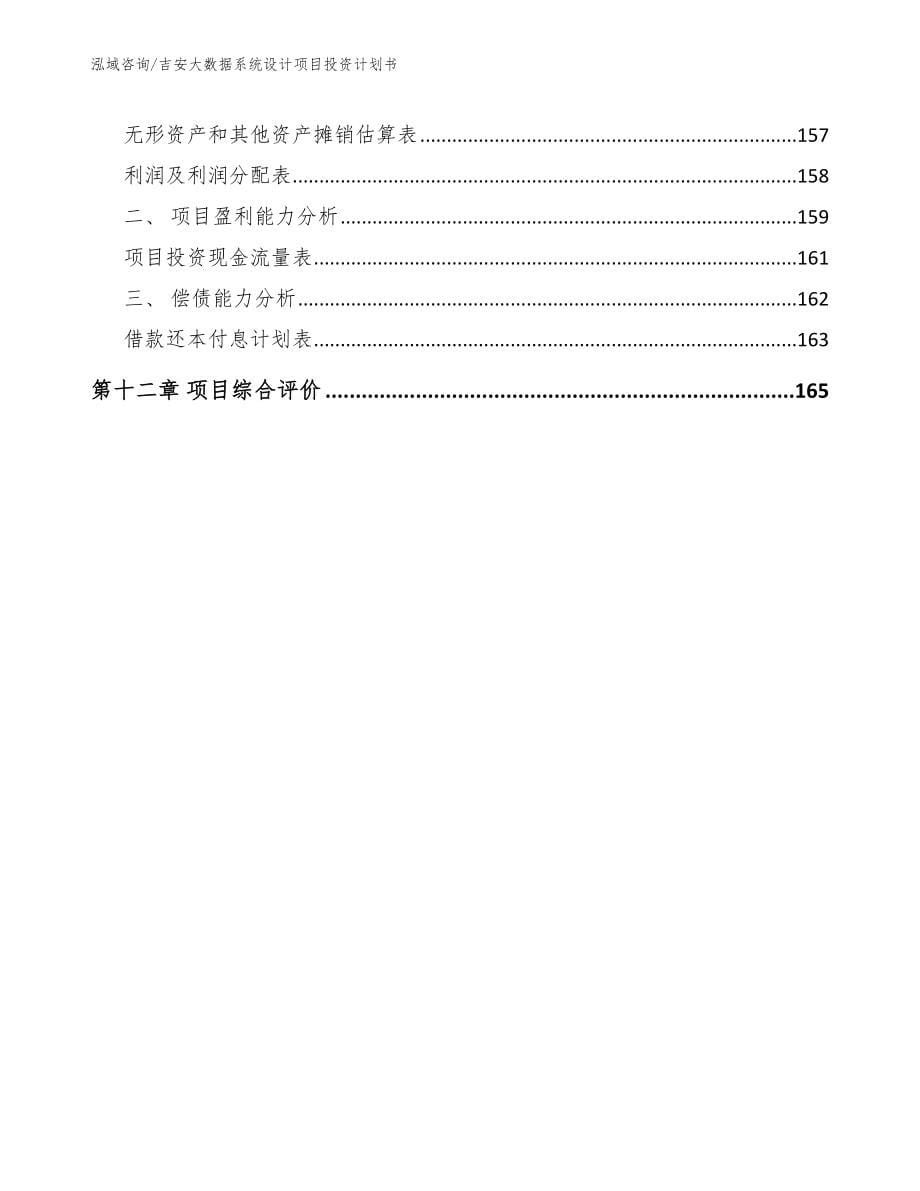 吉安大数据系统设计项目投资计划书（范文参考）_第5页