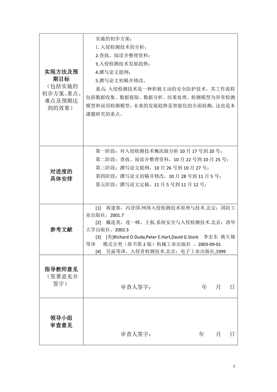 入侵检测技术应用毕业论文_第3页