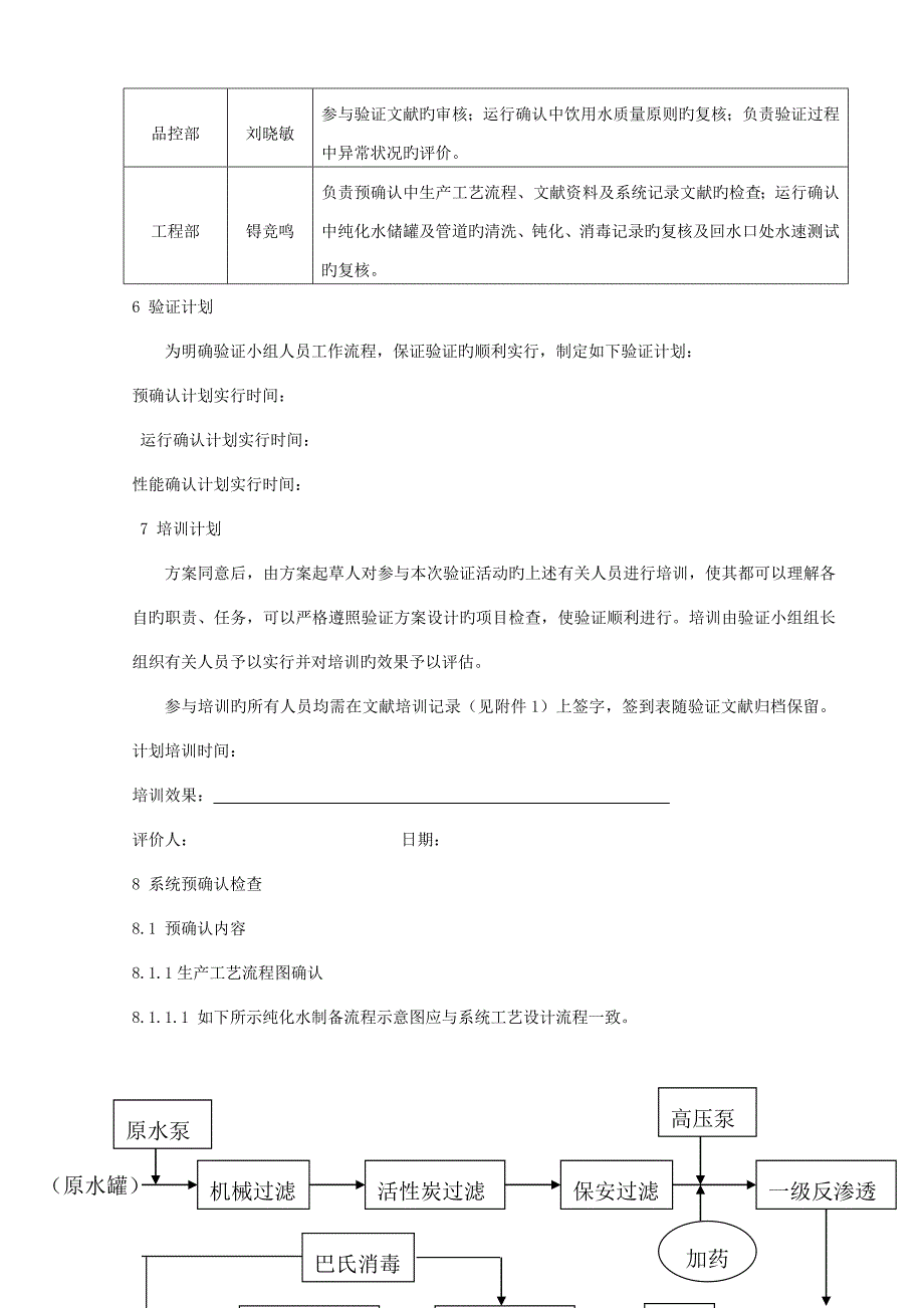 验证指导新纯化水系统验证方案_第2页