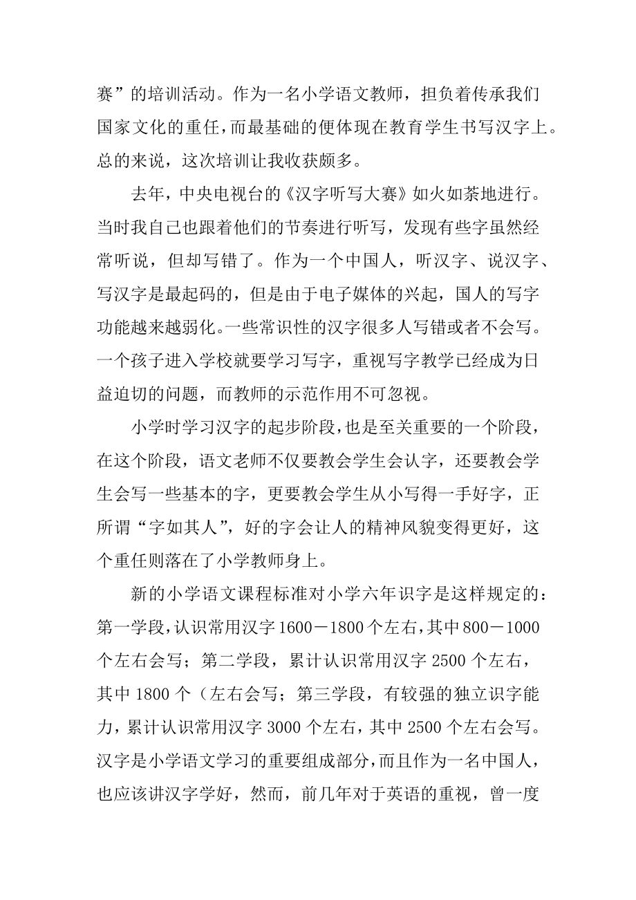 2023年汉字教学心得体会（精选多篇）_第3页