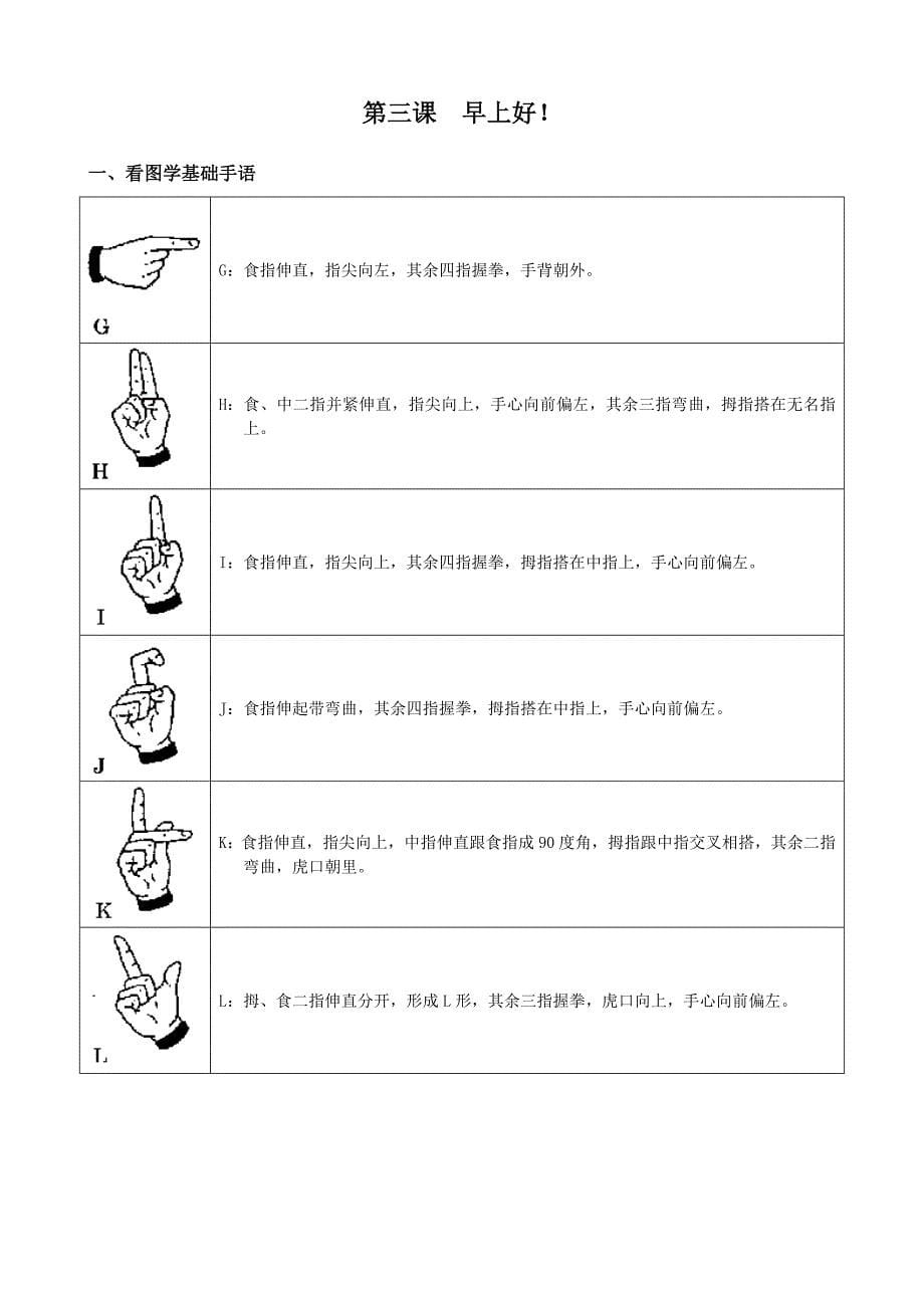 手语校本教材中小学都能用名师制作精品教学课件_第5页