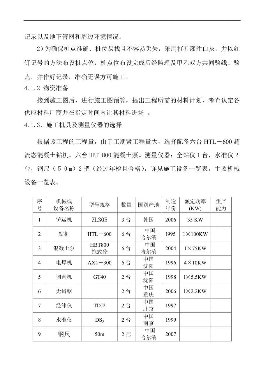 大型变压器厂房超流态混凝土灌注桩施工方案#黑龙江#附图_第5页