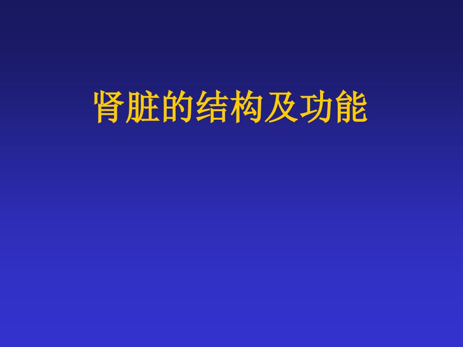 肾脏的结构及功能ppt课件.ppt_第1页