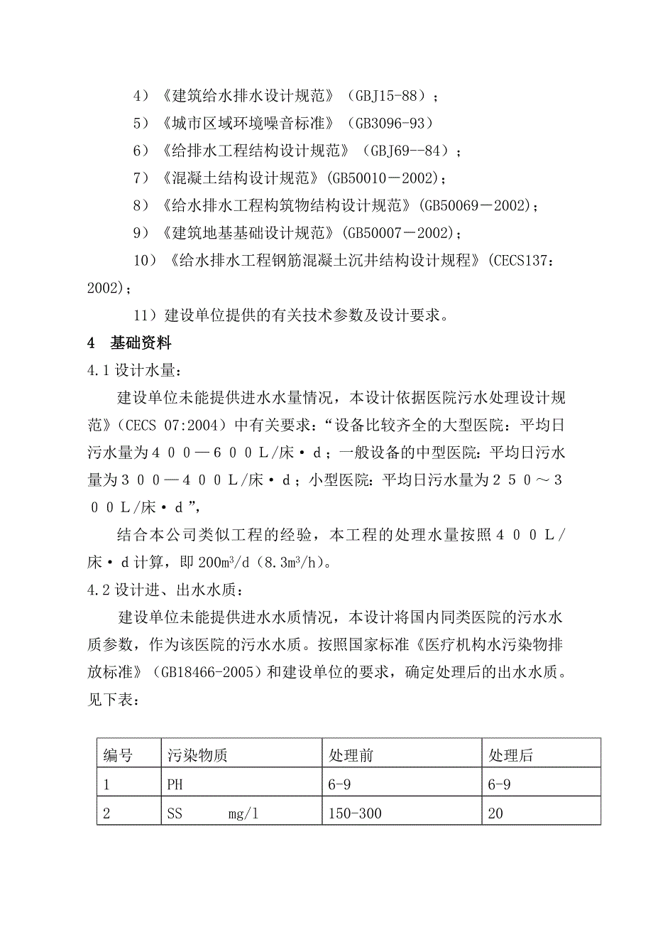 安徽医院200m3d污水处理项目方案_第3页