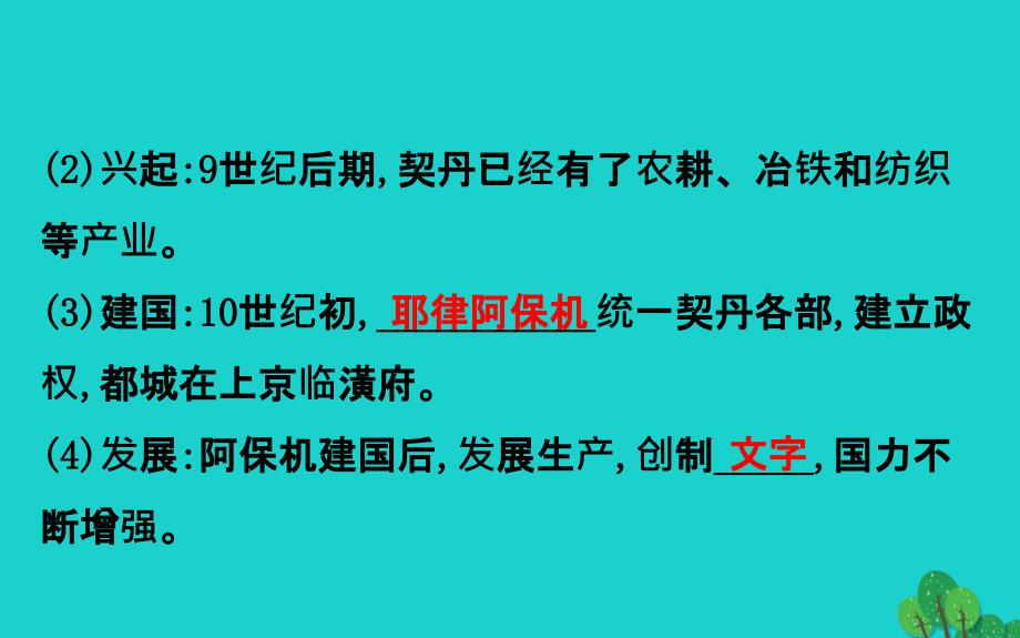 七年级历史下册 第二单元 辽宋夏金元时期：民族关系发展和社会变化 第7课辽、西夏与北宋的并立习题课件 新人教版_第3页