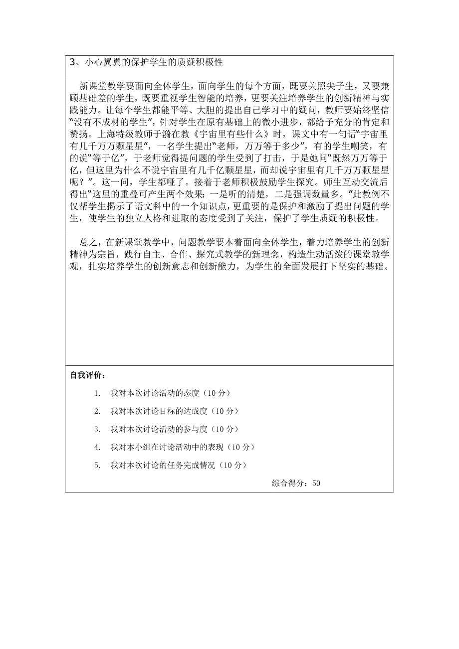 认识培训小组讨论记录表_第2页