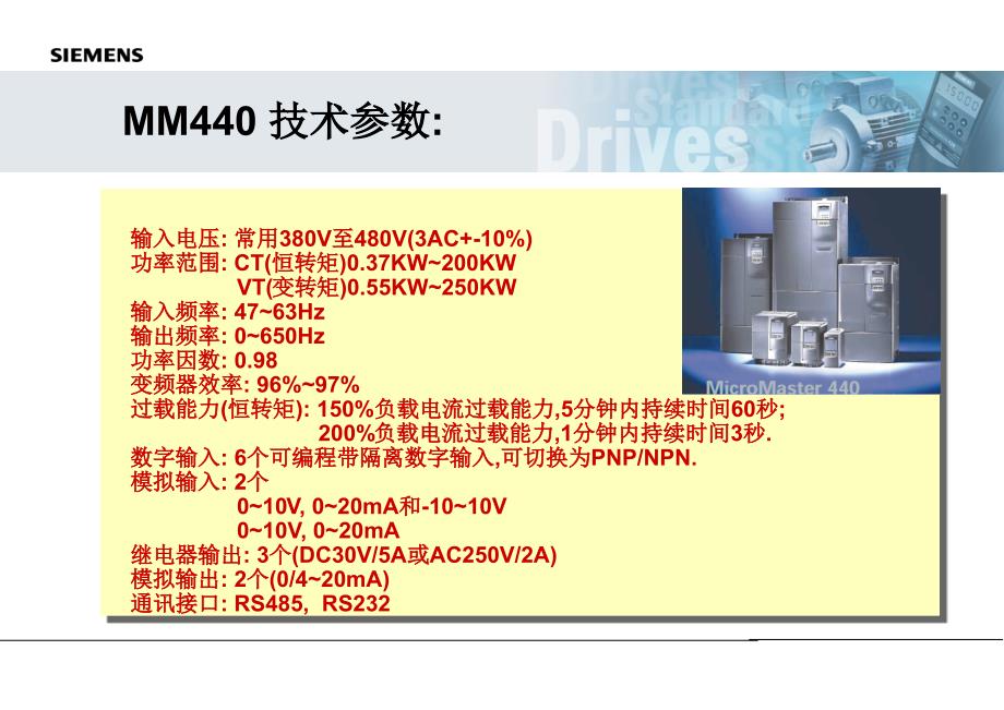 西门子变频器MM440调试说明课件_第2页