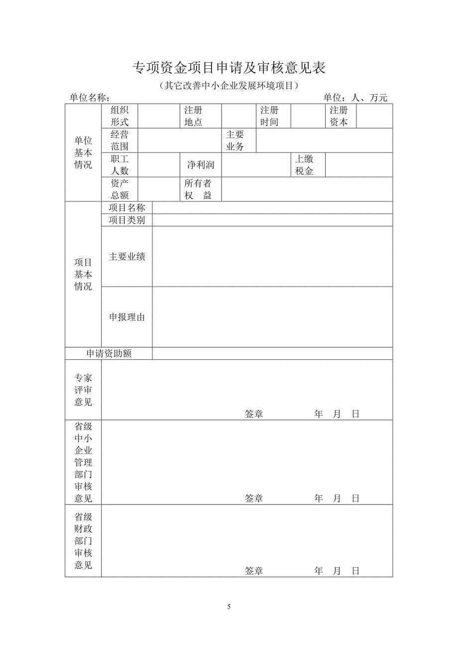 中小企业发展专项资金申请书.doc_第5页