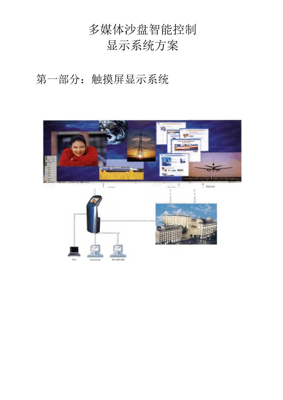 沙盘多媒体及激光笔控制系统方案_第1页