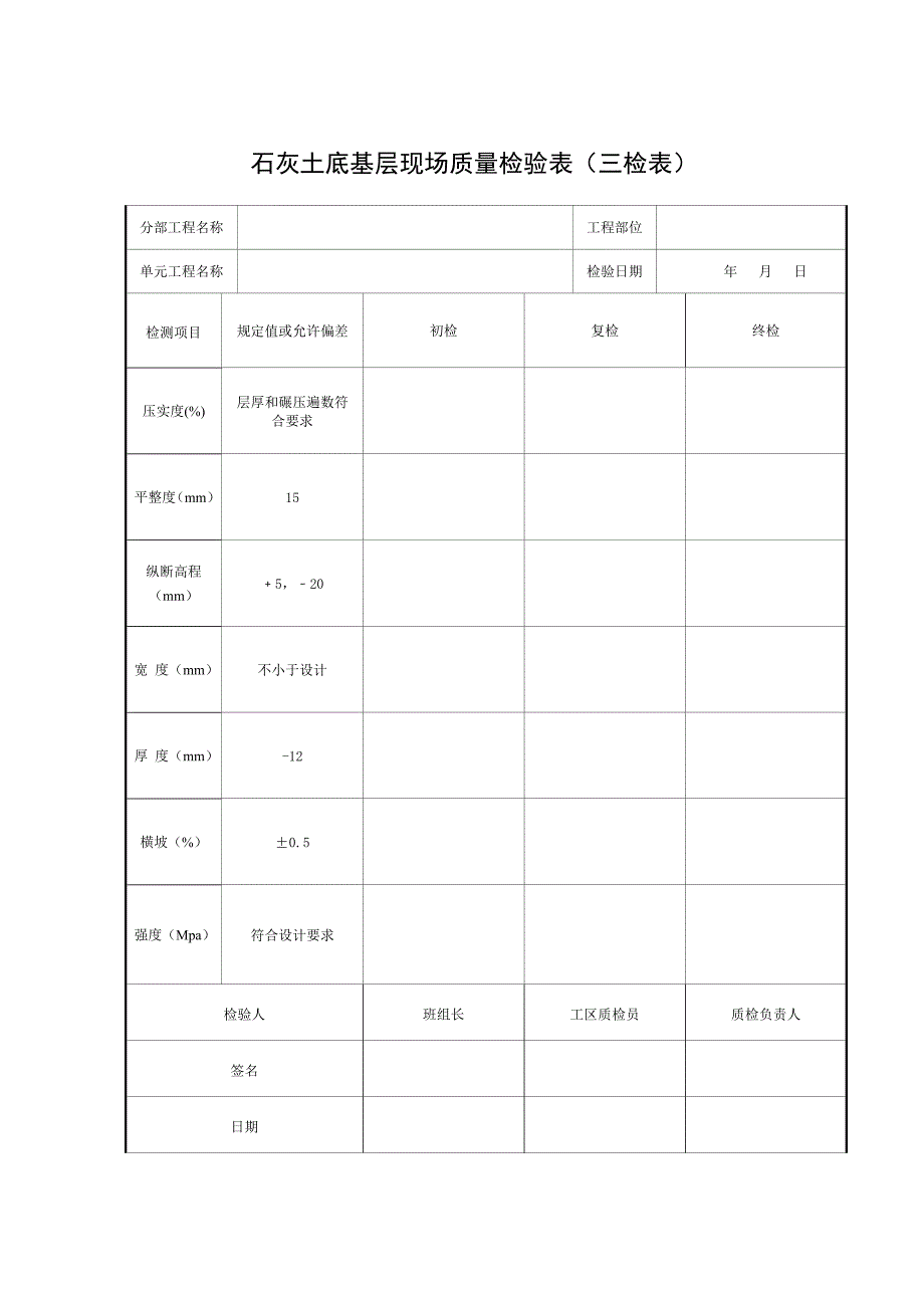 公路道路三检表_第4页