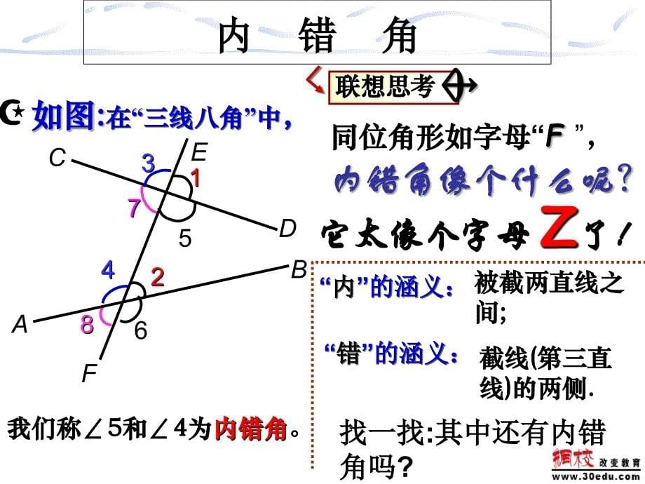 探索直线平行的条件霸气ppt课件_第5页