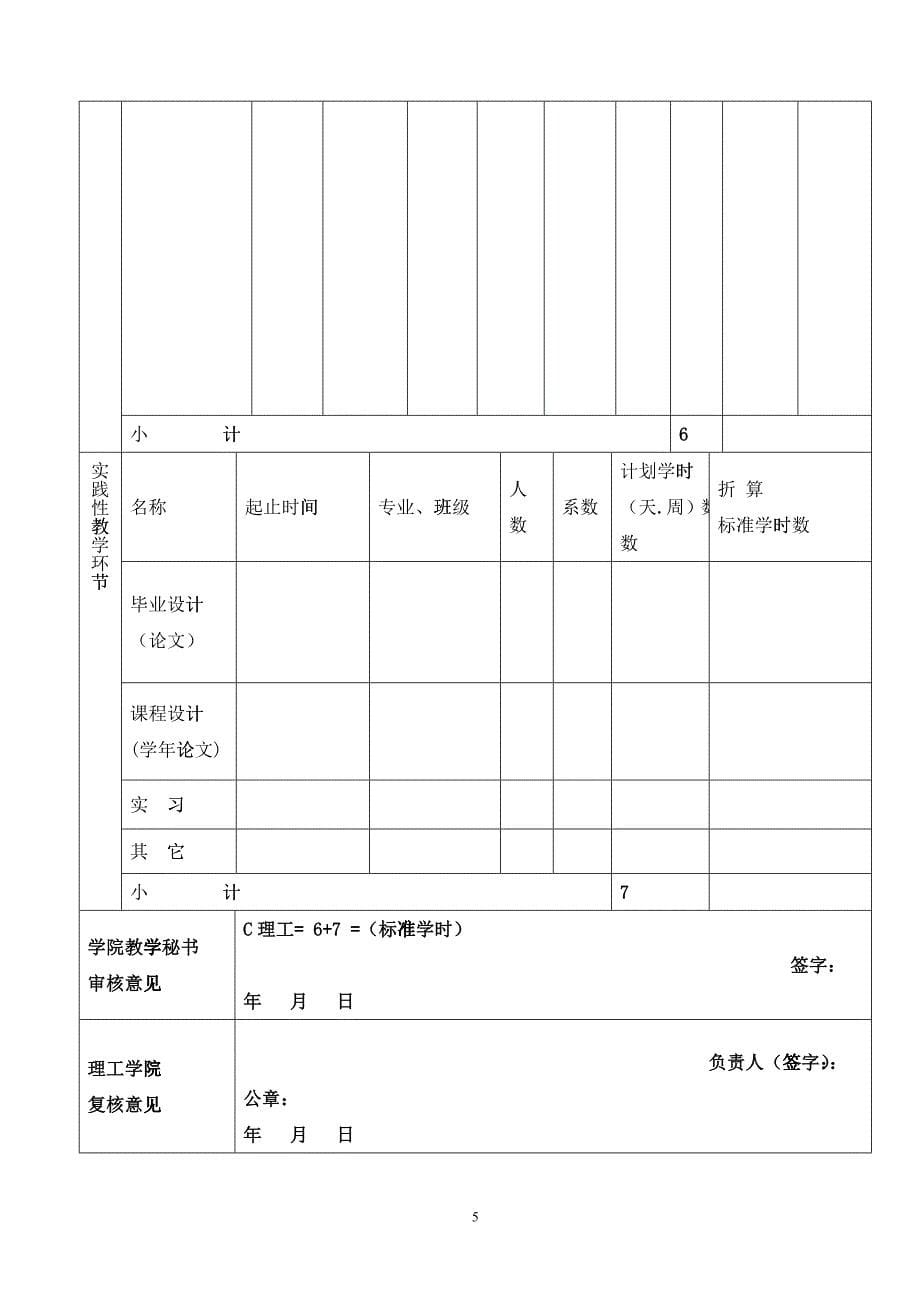 06-07教师学年考核登记表_第5页