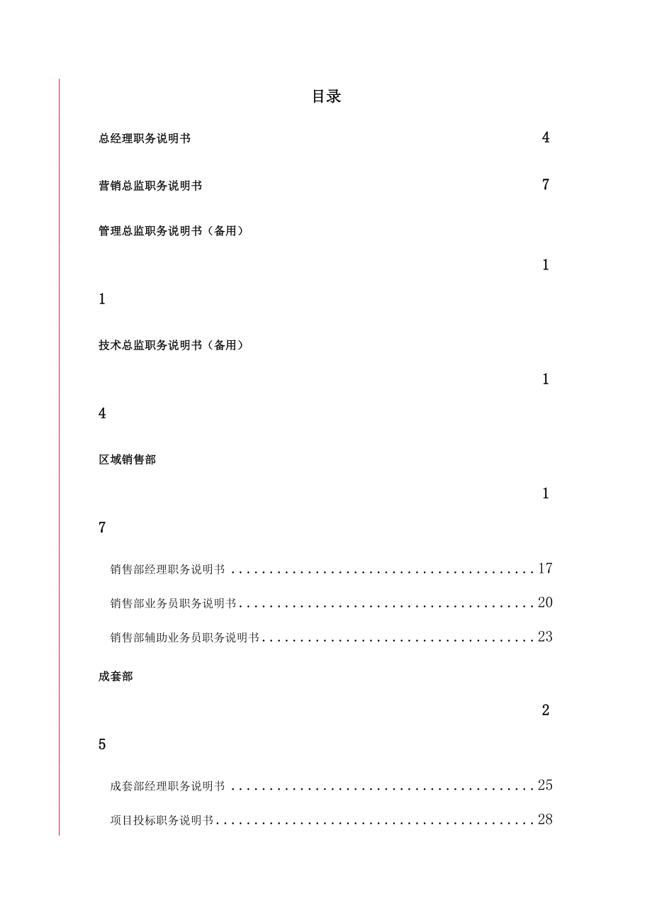 2023年软件股份公司全套岗位说明书_第2页