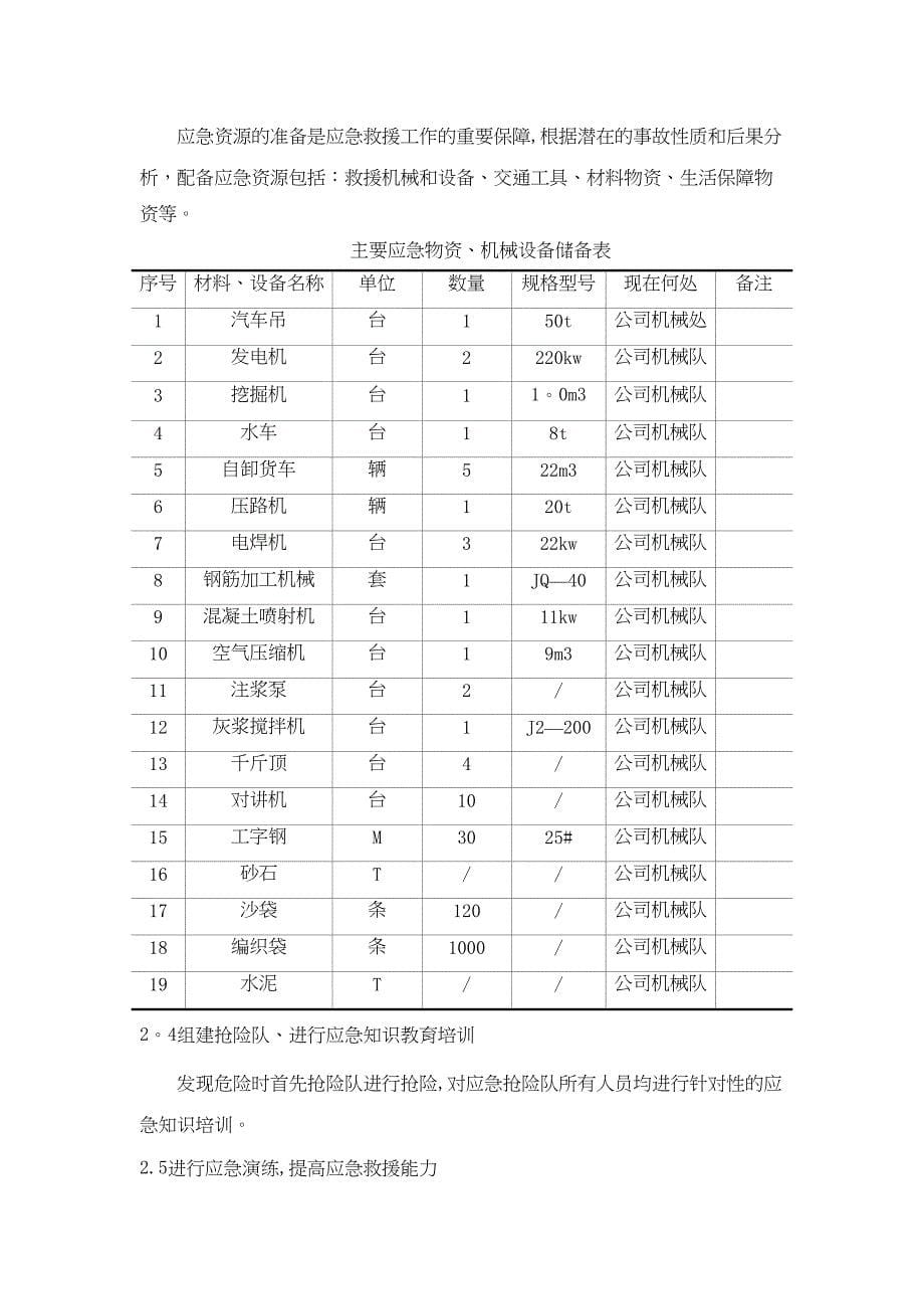 【整理版施工方案】顶管工程施工应急预案48513(DOC 22页)_第5页