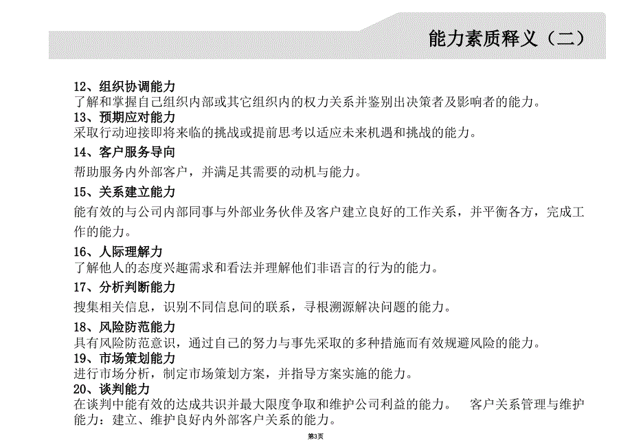 值得收藏和学习公司胜任力模型资料汇编_第3页