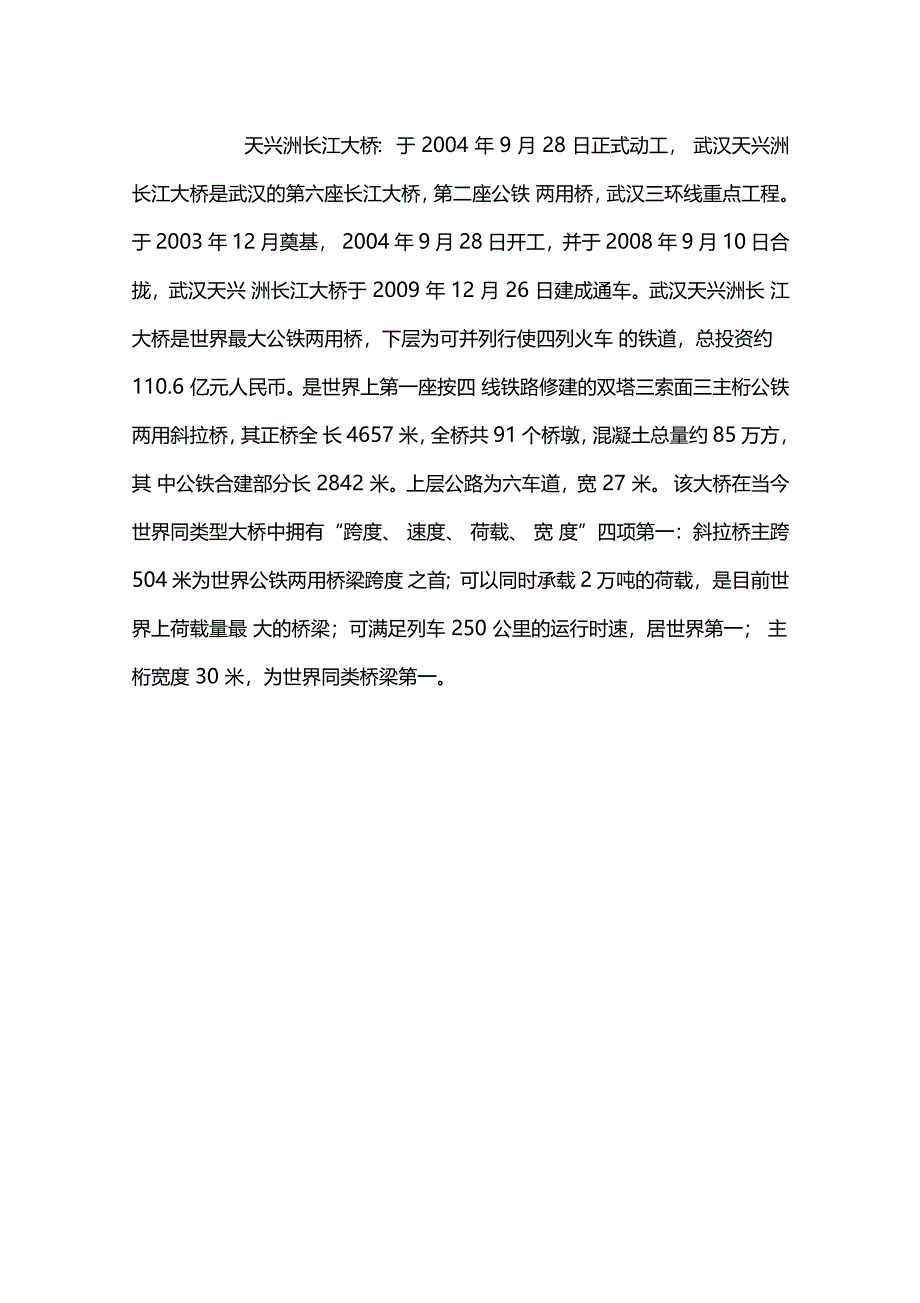 湖北境内的长江大桥_第4页