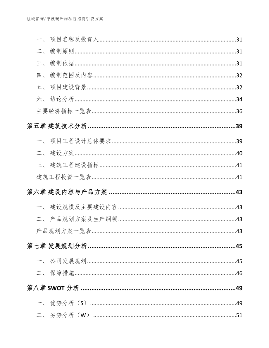 宁波碳纤维项目招商引资方案模板参考_第3页