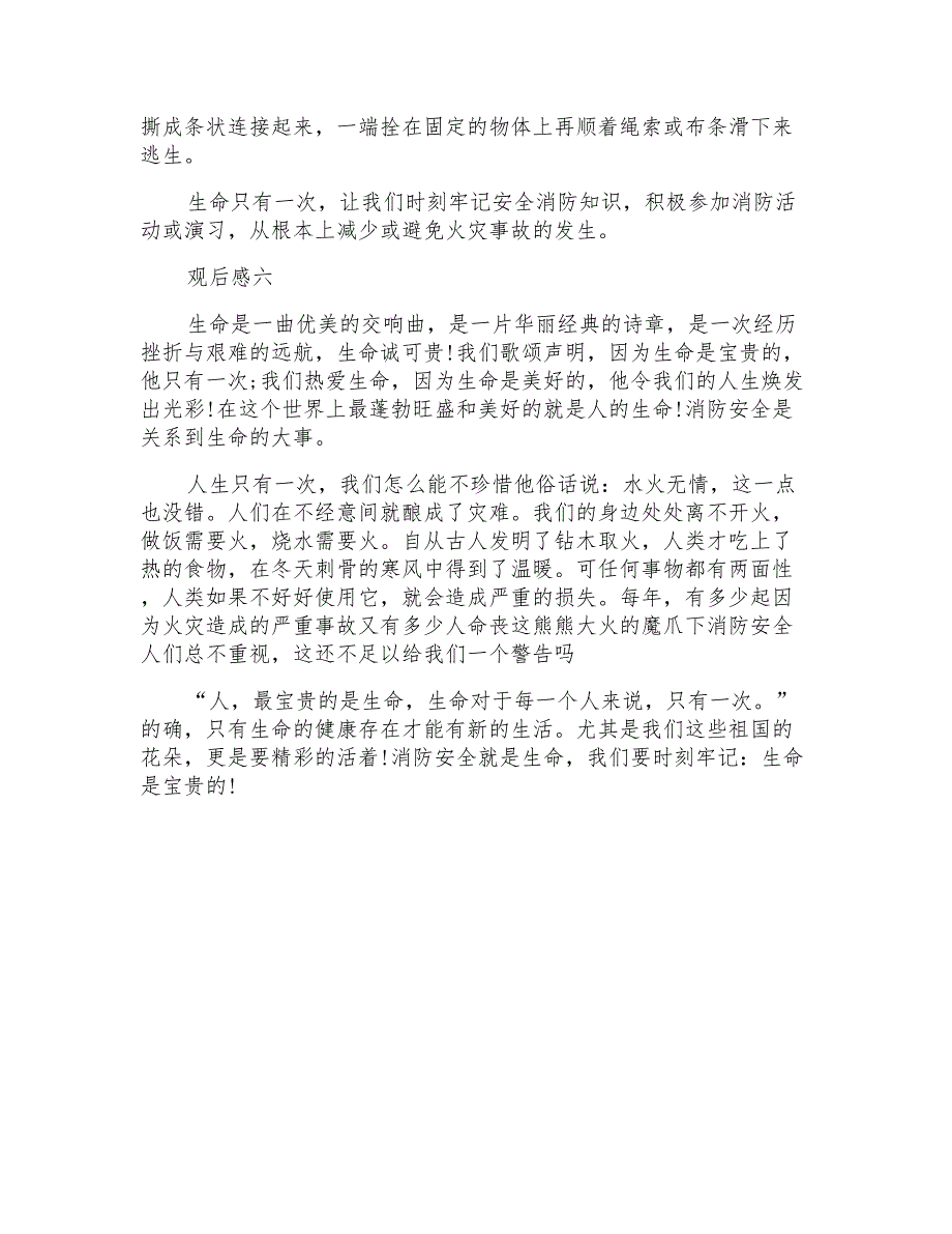 2022观消防日视频个人心得集编_第4页