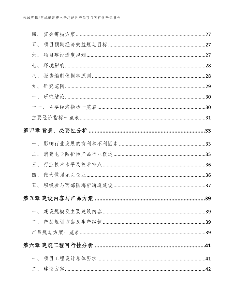 防城港消费电子功能性产品项目可行性研究报告模板范文_第3页