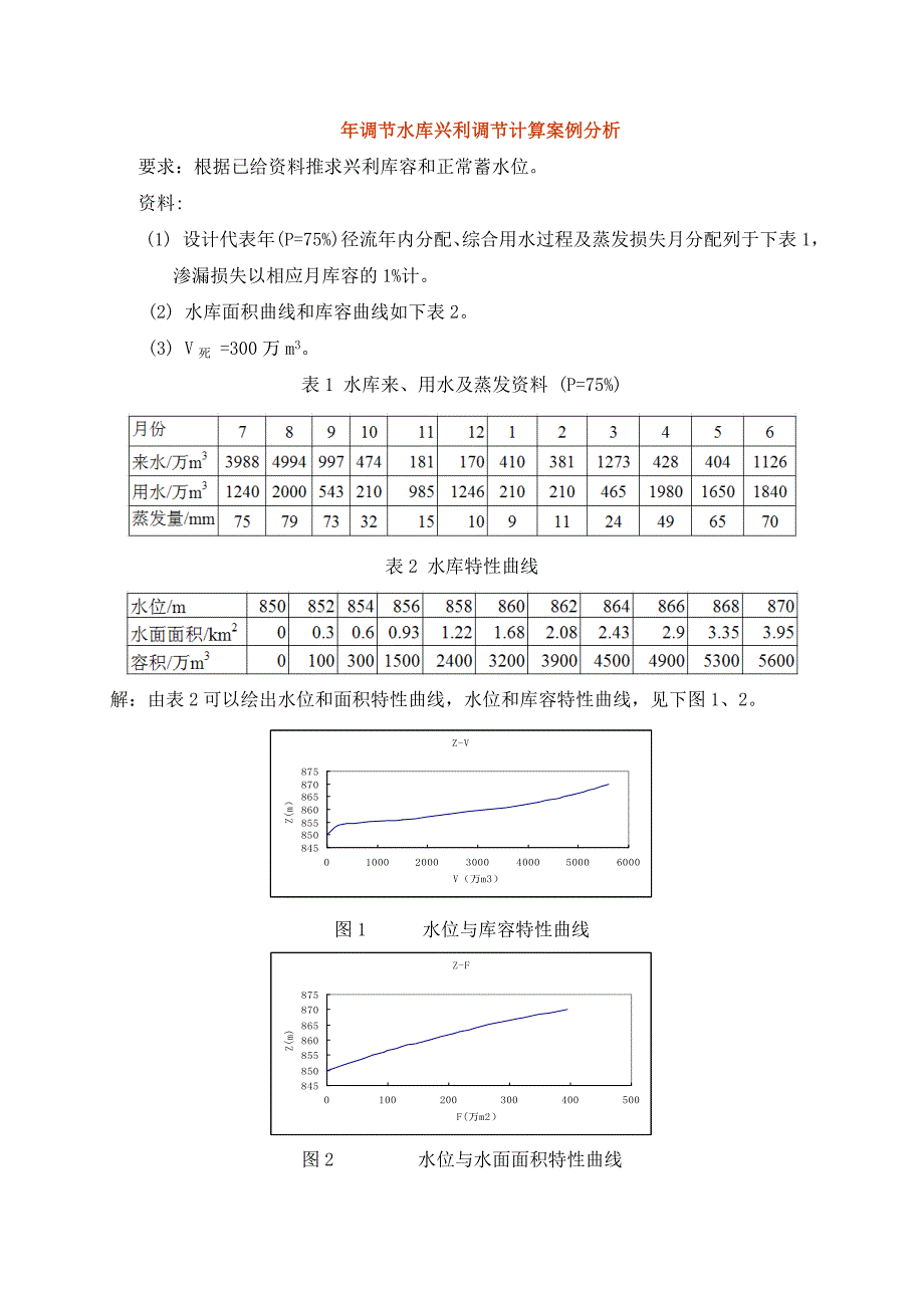 水利计算案例分析.doc_第1页