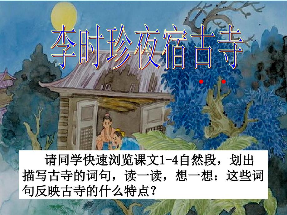 李时珍夜宿古寺课件kaike_第3页