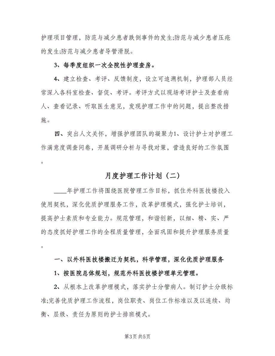 月度护理工作计划（二篇）.doc_第3页