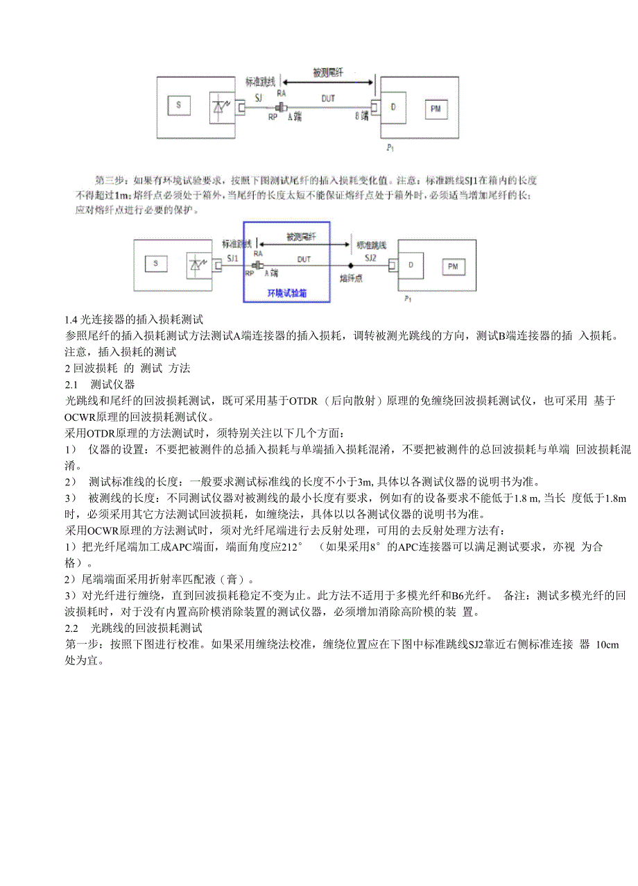 光纤跳线插入损耗回波损耗的测试方法_第3页