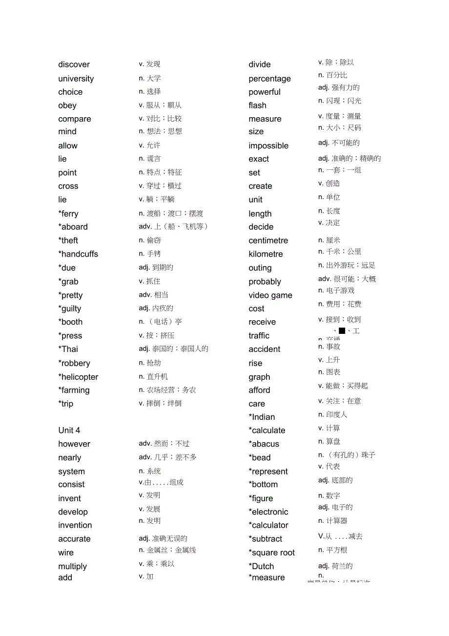 完整版初中必备英语单词大全_第2页