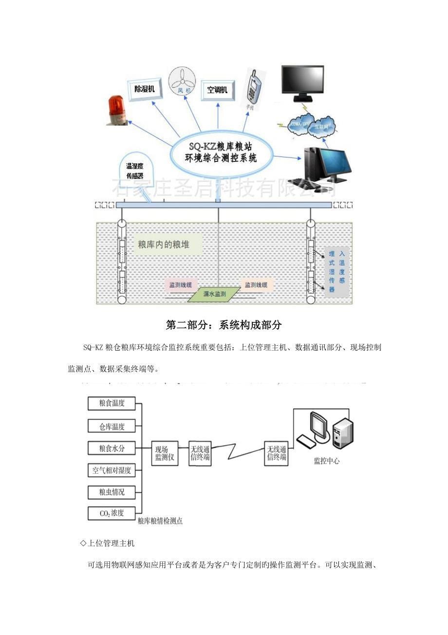 粮仓粮库环境温湿度监测系统设计方案.doc_第5页