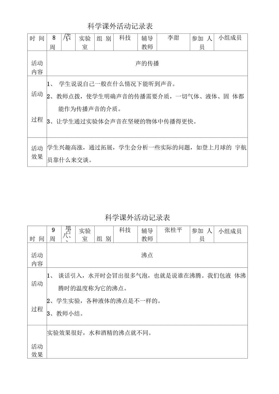 小学科学课外活动记录_第5页