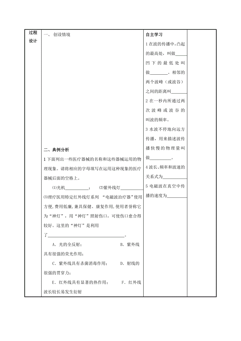 2022年高中物理 第四章 电磁波及其应用 2 电磁波谱教案 新人教版选修1-1_第2页