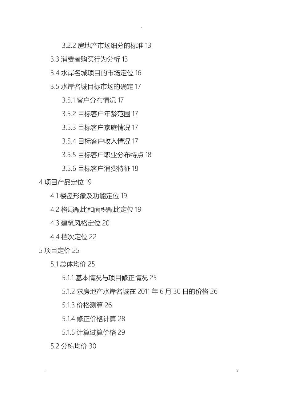 房地产项目策划报告_第5页