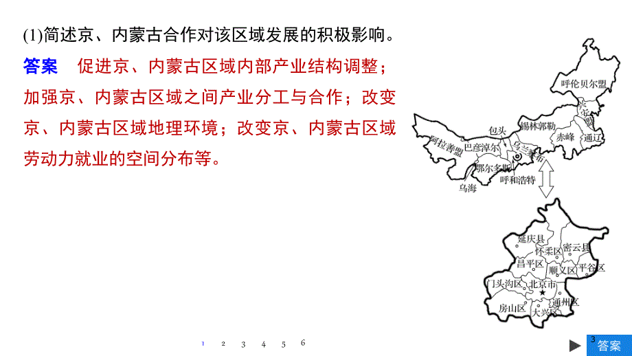 人教版高三地理一轮复习专项突破训练区域经济与区域联系课堂PPT_第3页