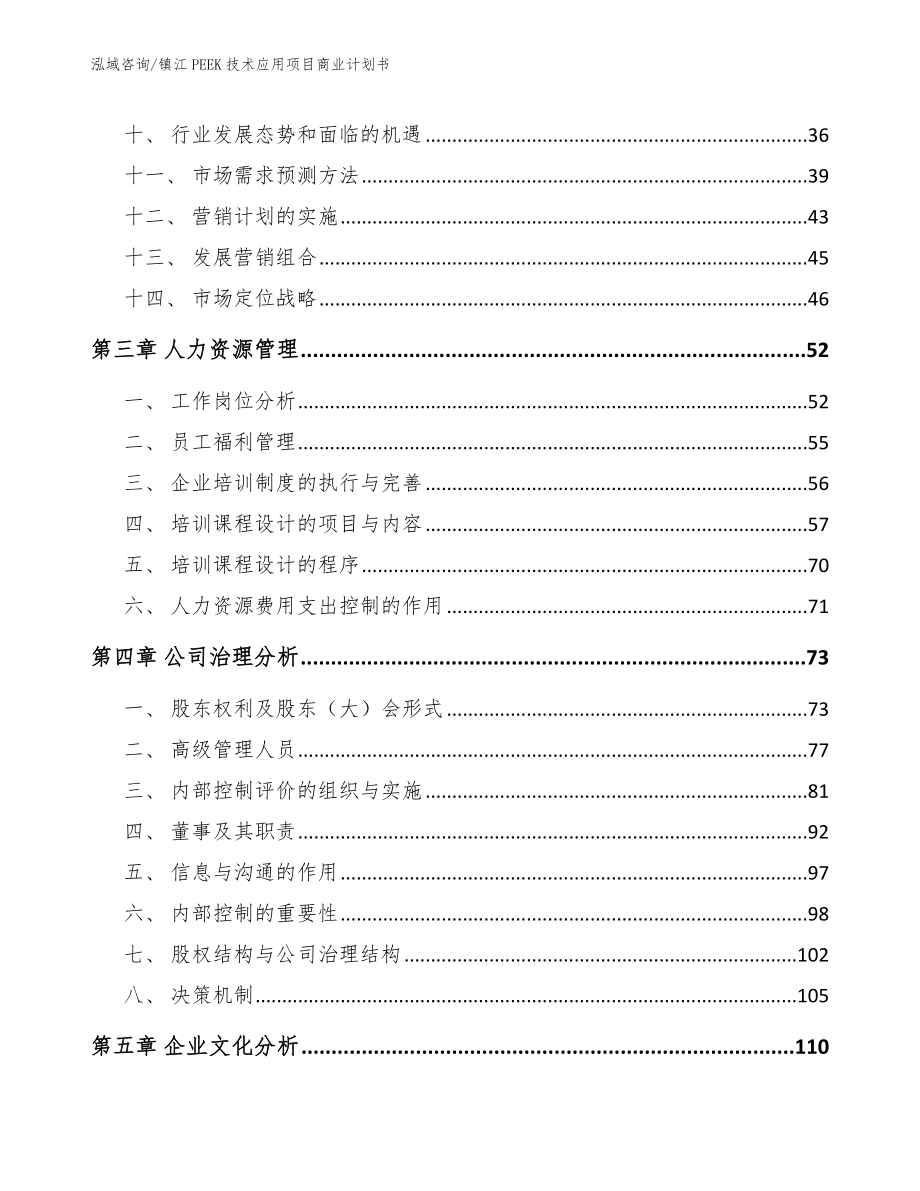 镇江PEEK技术应用项目商业计划书模板范文_第3页