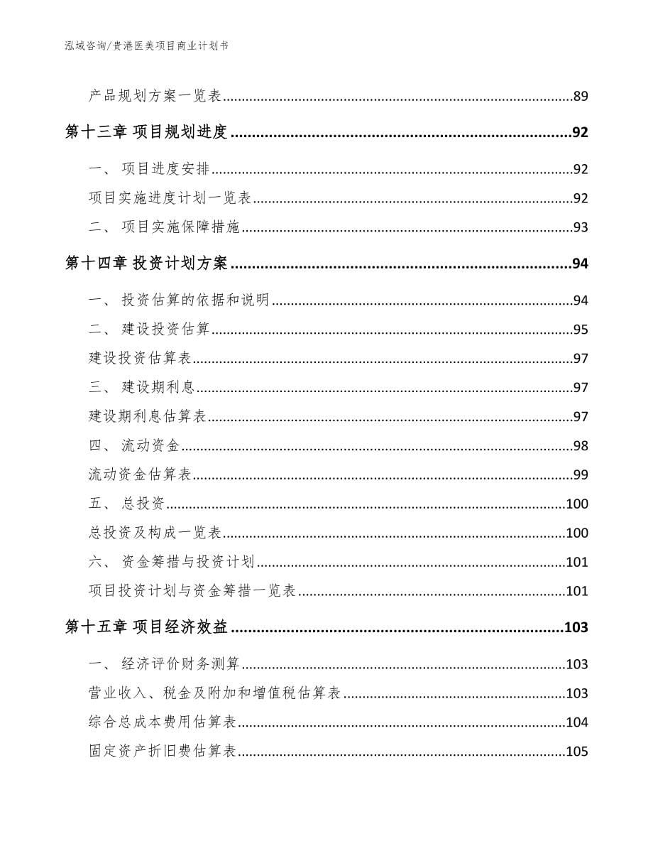 贵港医美项目商业计划书_第5页