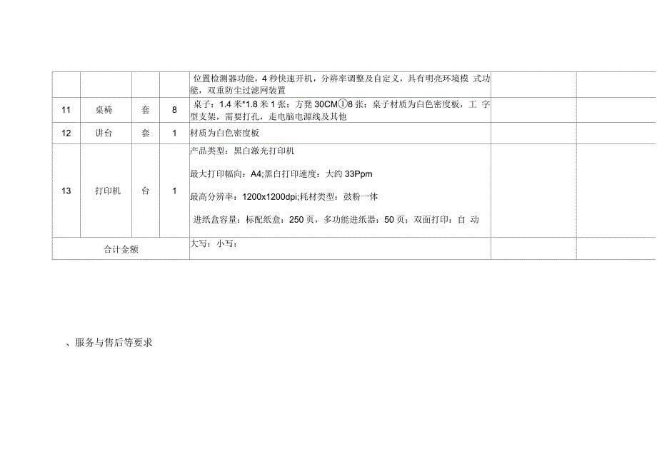 安工学院实验室采购清单与技术参数_第5页