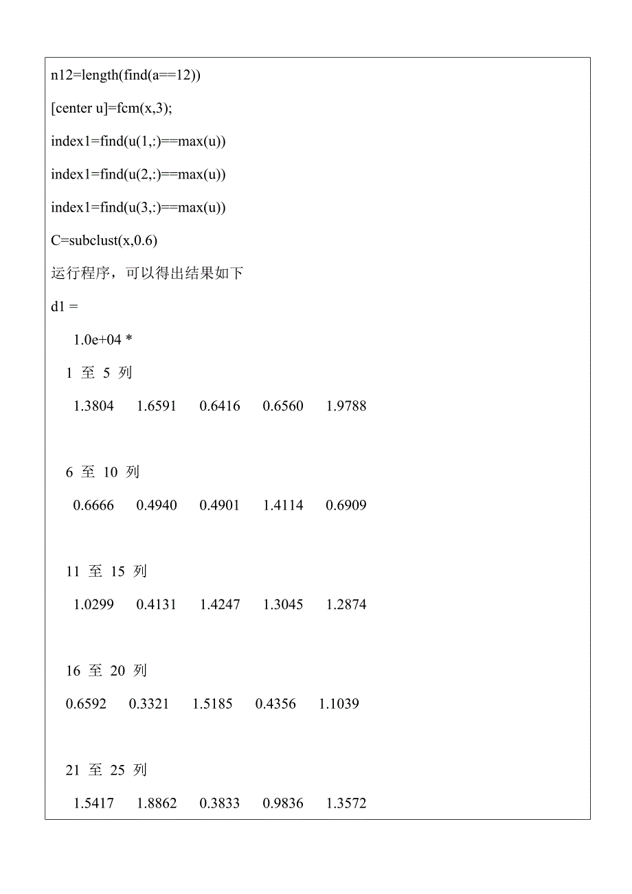 MATLAB实验五聚类方法与聚类有效性_第5页