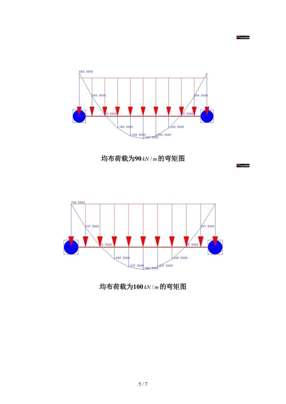 对均布荷载作用下两端固定梁的最大弯矩的分析_第5页