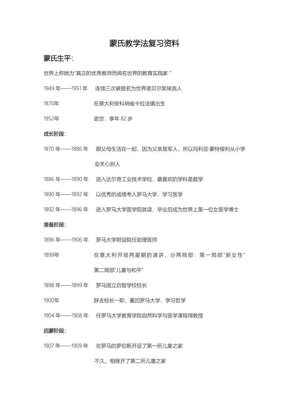 蒙氏教学法学习资料_第1页