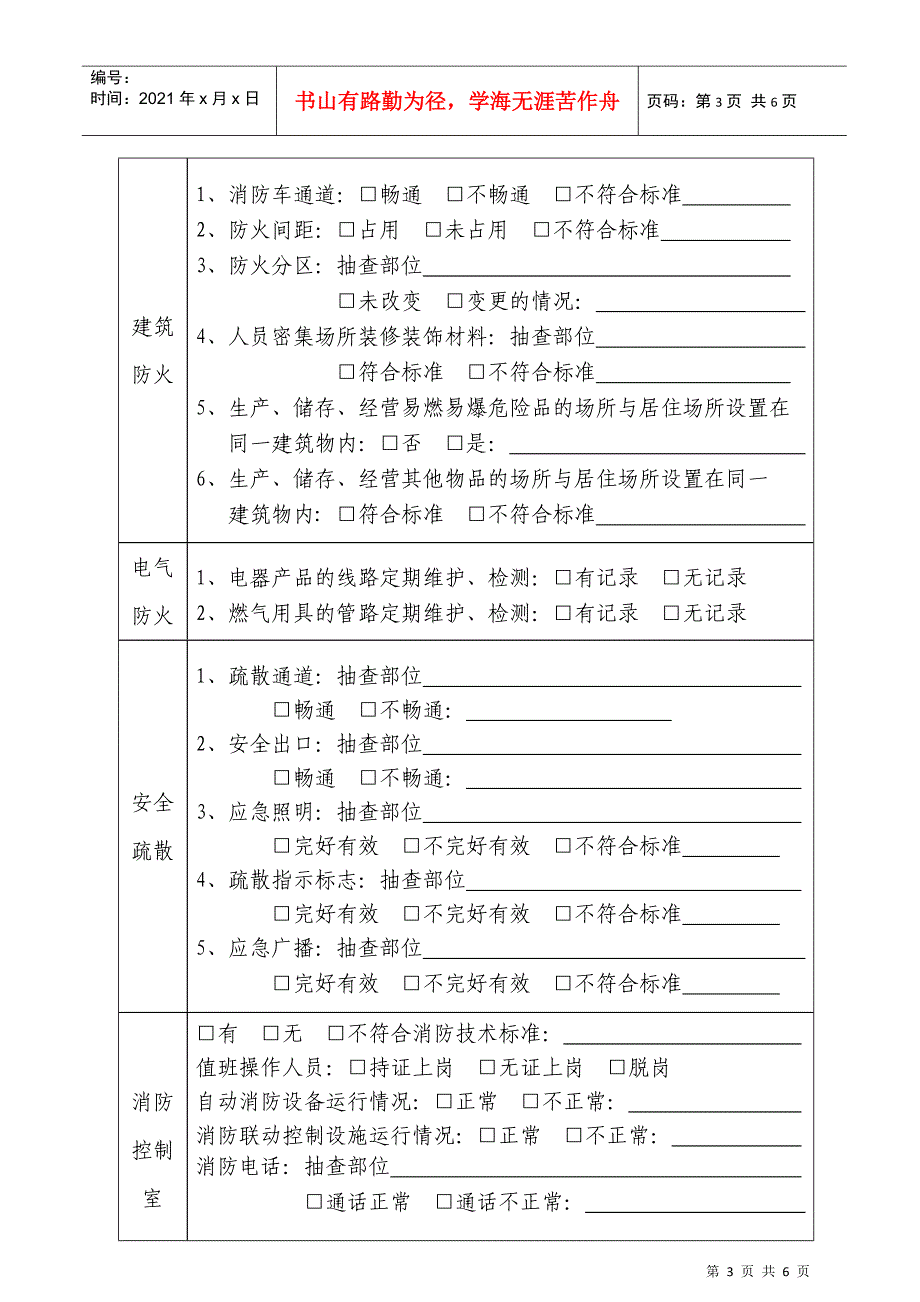 消防监督检查记录_第3页