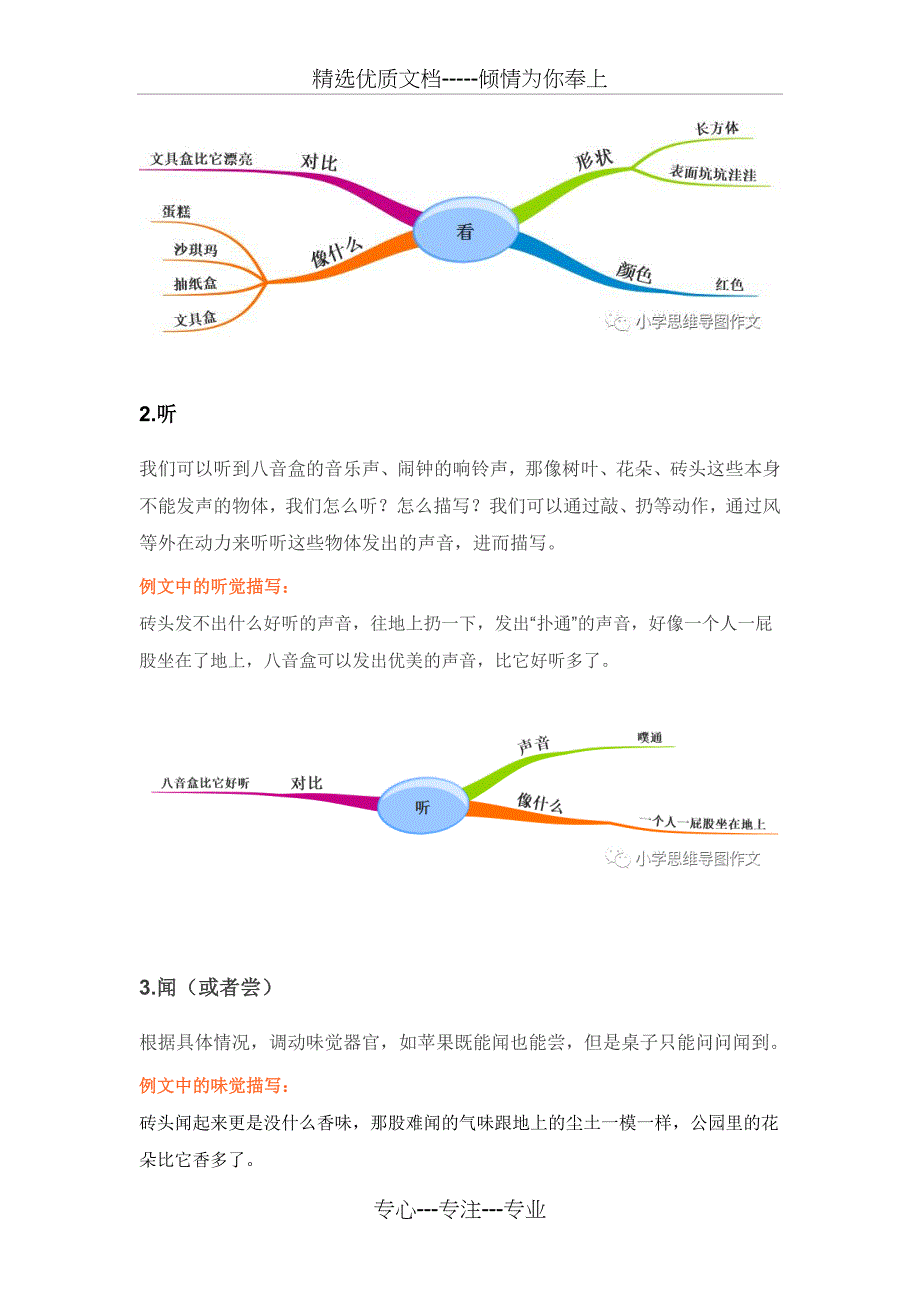 五感观察描写静物_第3页