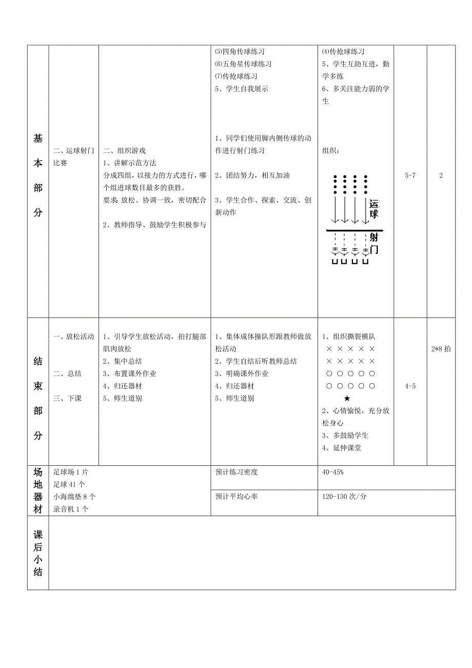 足球脚内侧传接球教案_第2页