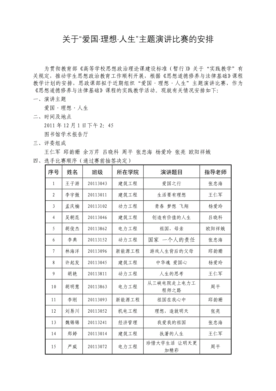 爱国理想人生演讲比赛_第1页