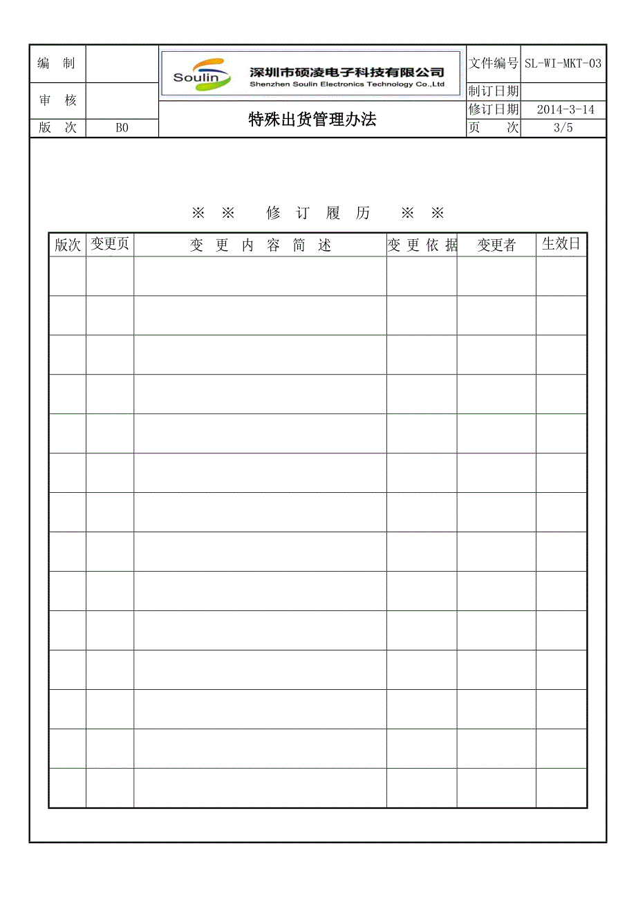 新(建筑施工规范)SL-WI-MKT-04 特殊出货管理办法_第3页