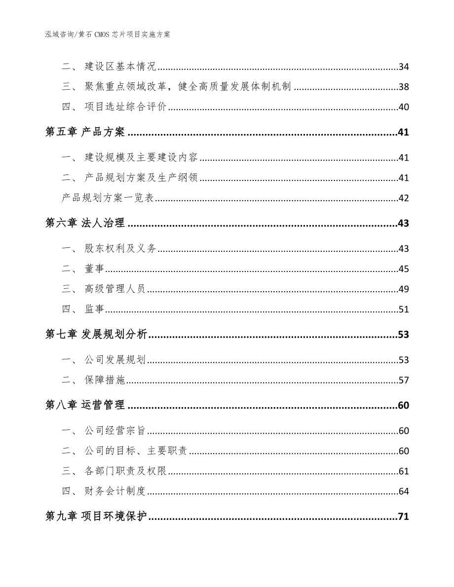 黄石CMOS芯片项目实施方案（范文模板）_第3页