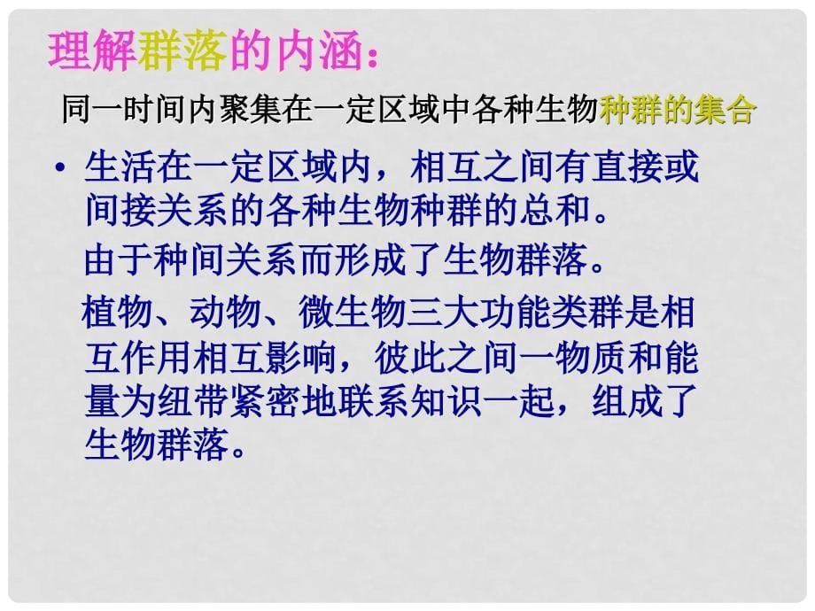 云南省弥勒县庆来中学高中生物 4.3群落的结构课件 新人教版必修3_第5页