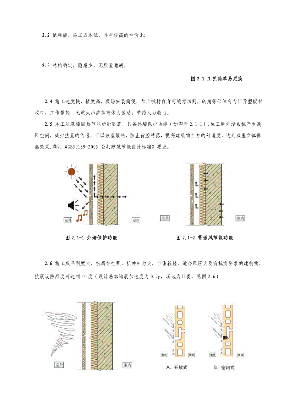 [训练]开缝式陶土板幕墙施工工法_第2页