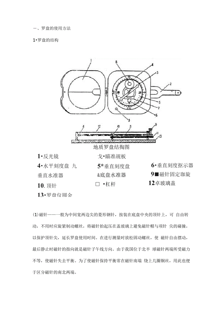 罗盘详细使用方法_第1页