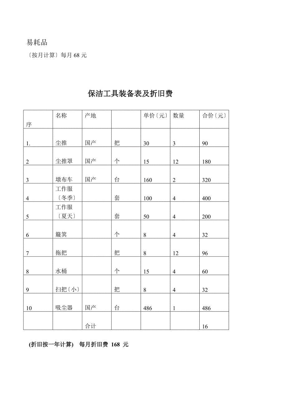 日常保洁合同_第5页