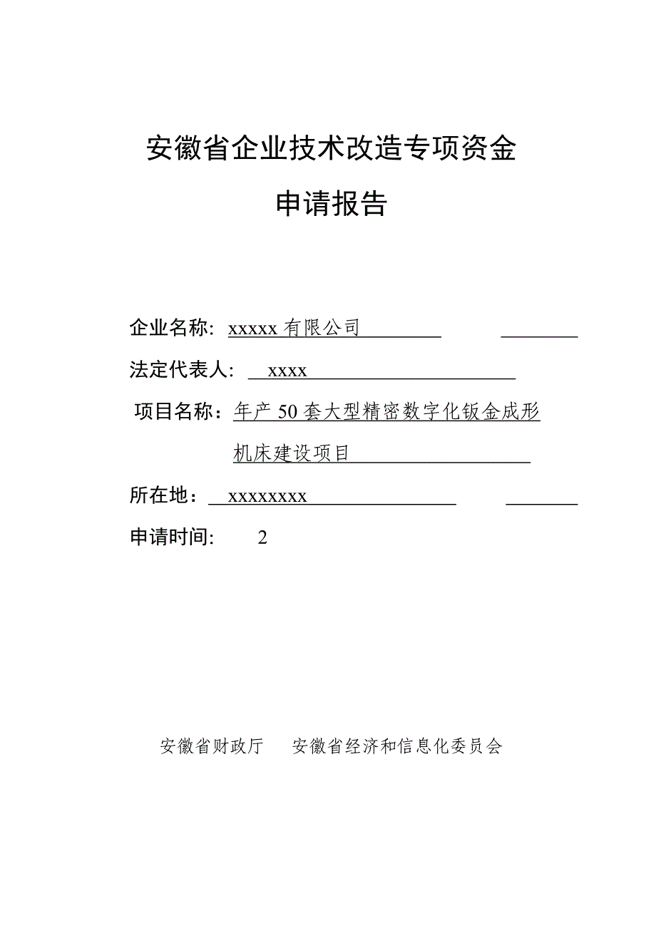 年产50套大型精密数字化钣金成形机床项目专项资金可行性策划书.doc_第2页